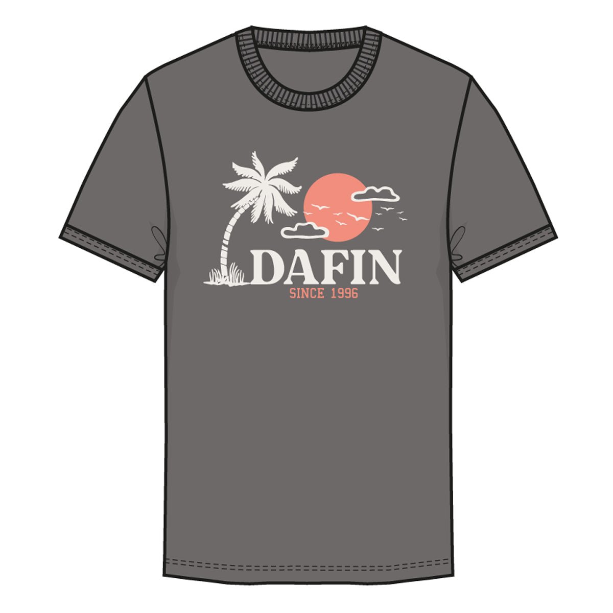 DaFin - Malibu T-Shirt - Charcoal