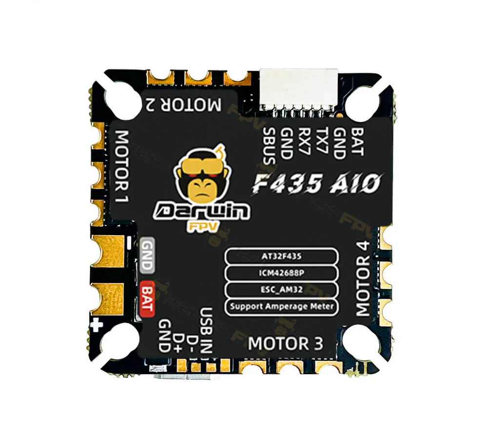 DarwinFPV F435 45A AM32 AIO Flight Controller