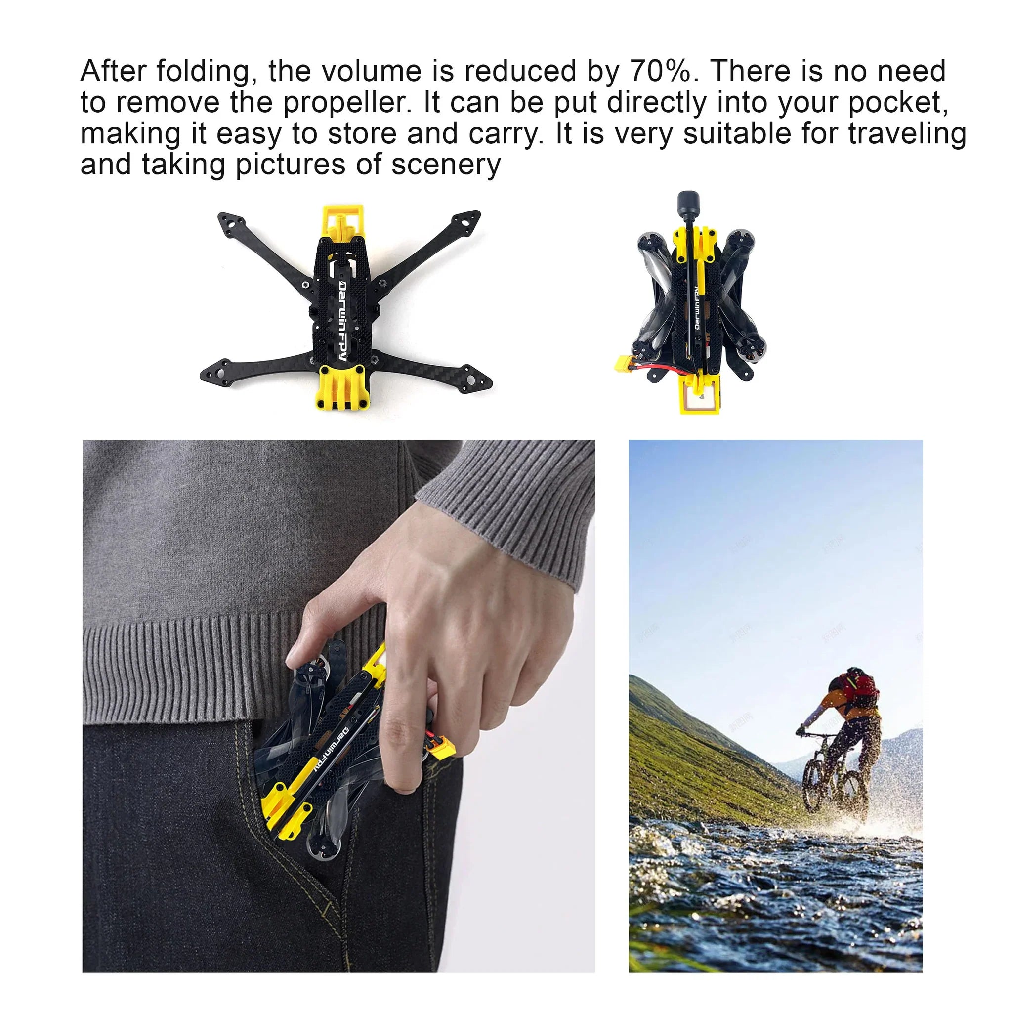 DarwinFPV FoldApe4 O3 Frame