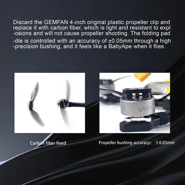 DarwinFPV FoldApe4 O3 Frame