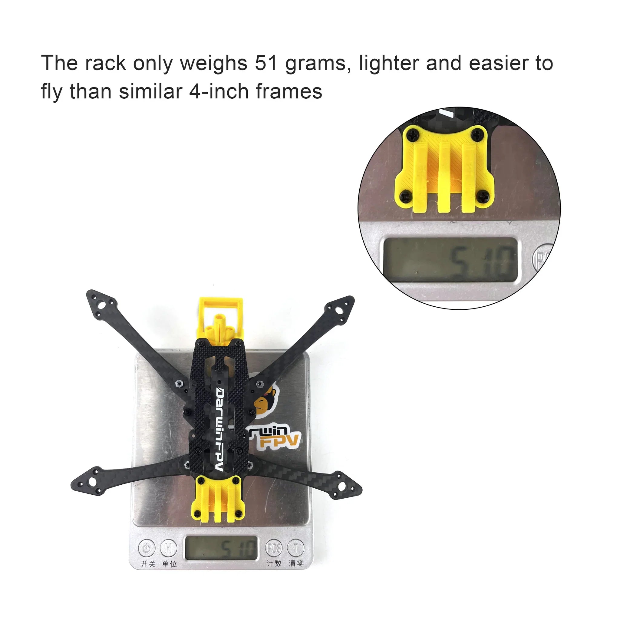DarwinFPV FoldApe4 Analog Frame