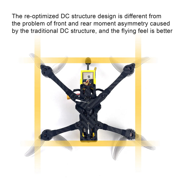 DarwinFPV FoldApe4 O3 Frame