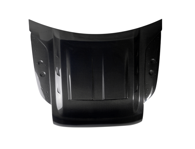 Land Rover Defender MK5 Khan B Style Carbon Fibre Bonnet (2020+) / DAS