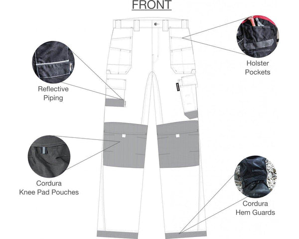 Dickies EH30050 Eisenhower Max Holster Pocket Knee Pad Trousers Various Colours