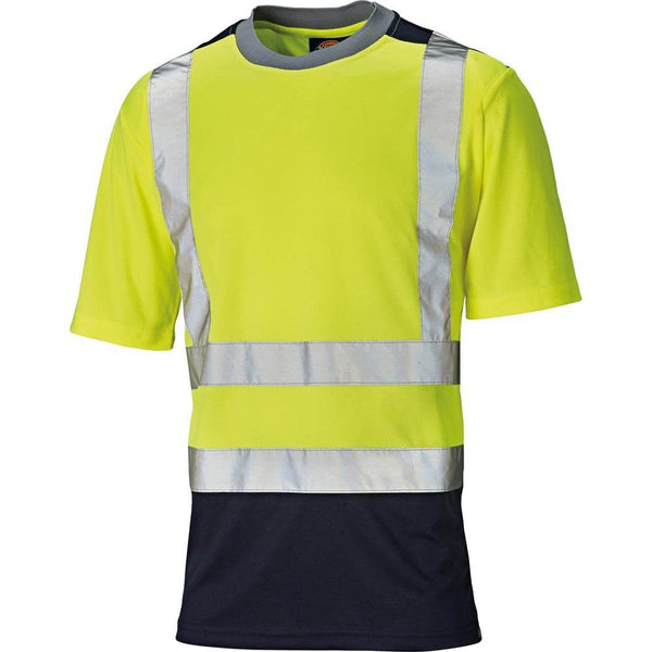 Dickies Two Tone Hi Vis Work T-Shirt SA22081 Various Colours