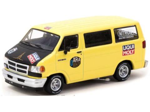 Dodge Van Yellow 1:64 Scale Tarmac Works Diecast Model