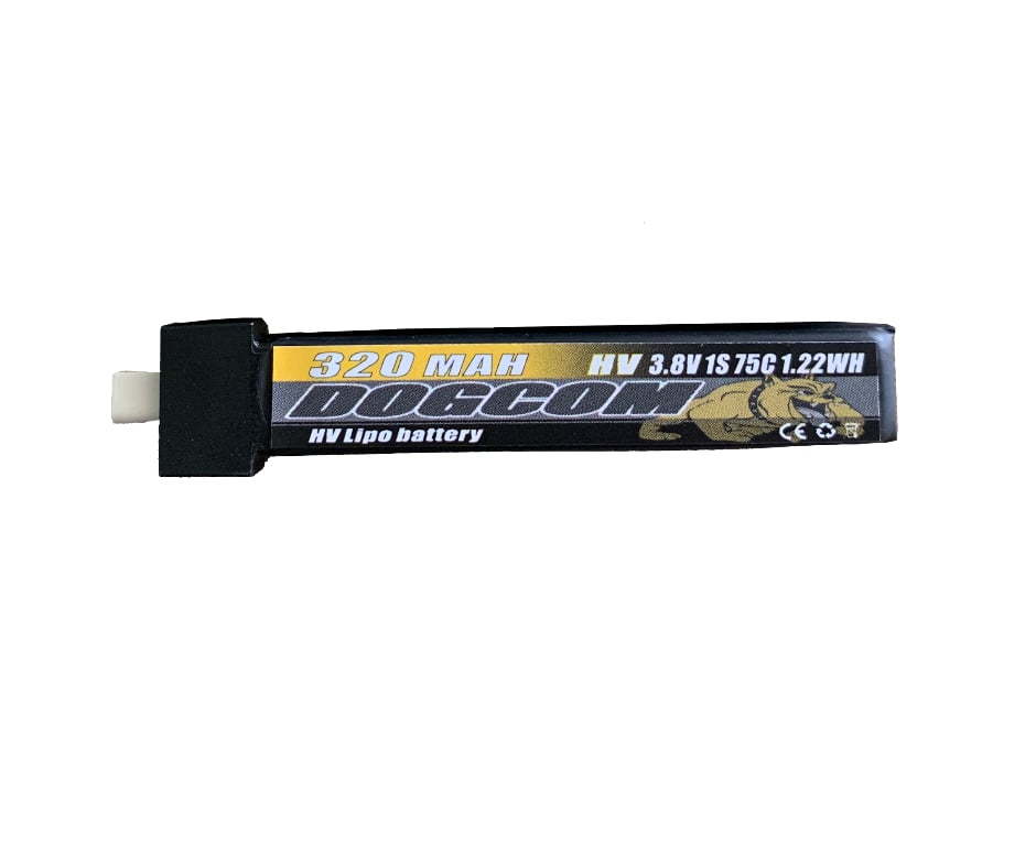 DogCom 1S 320mAh 75C HV PH2.0 LiPo Battery