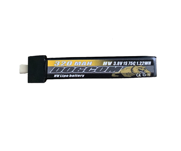 DogCom 1S 320mAh 75C HV PH2.0 LiPo Battery