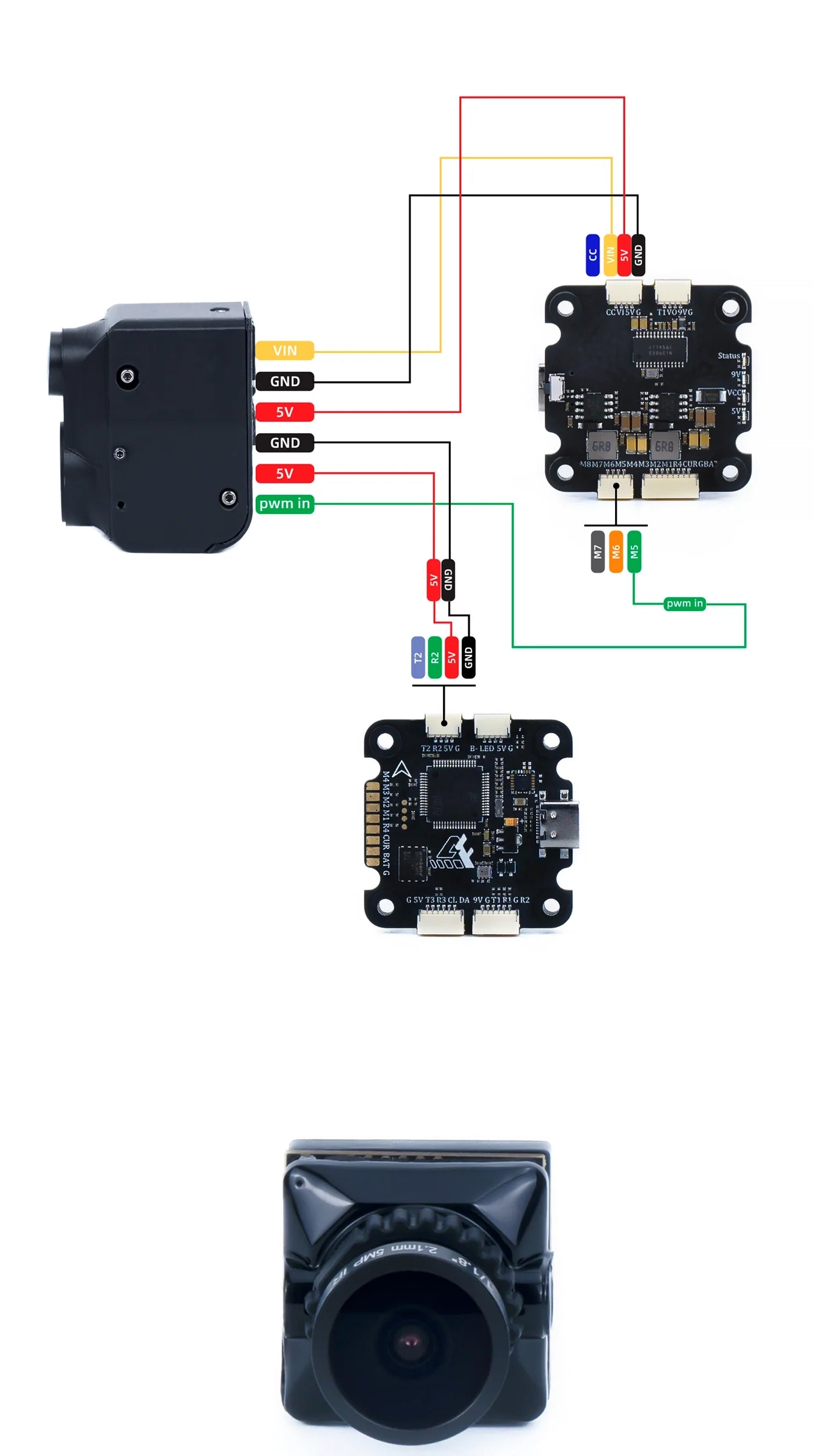 Axis Flying Dual Thermal Imaging FPV Camera 256×192