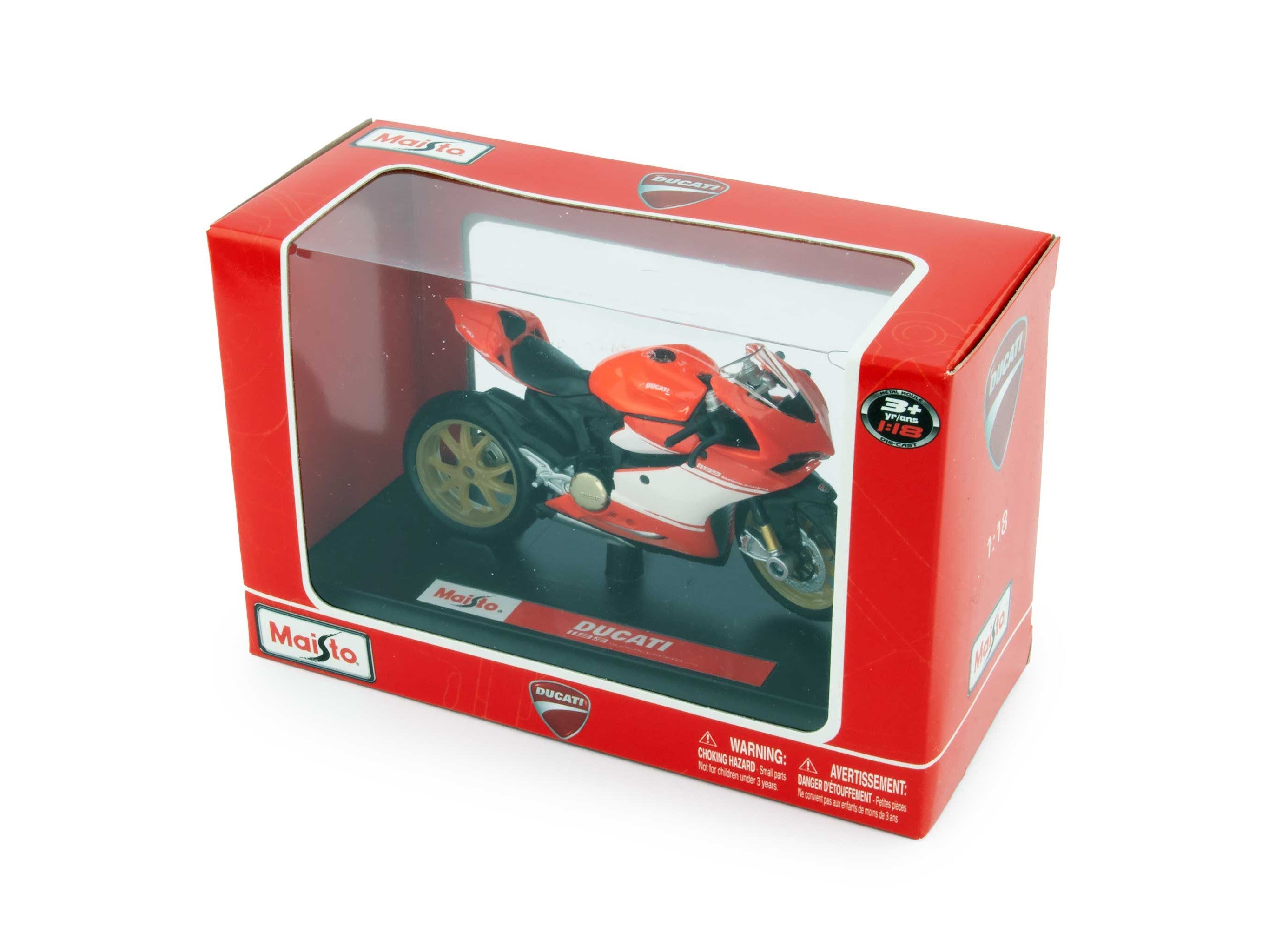 Ducati 1199 Superleggra 2014 red - 1:18 Scale Motorbike Model