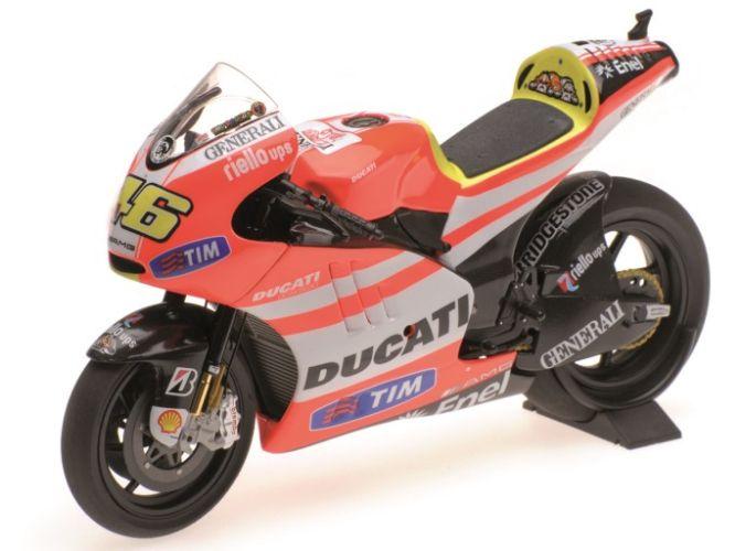 Ducati Desmosedici GP 11.2 Valentino Rossi MotoGP 2011 1:12 Scale Diecast Model