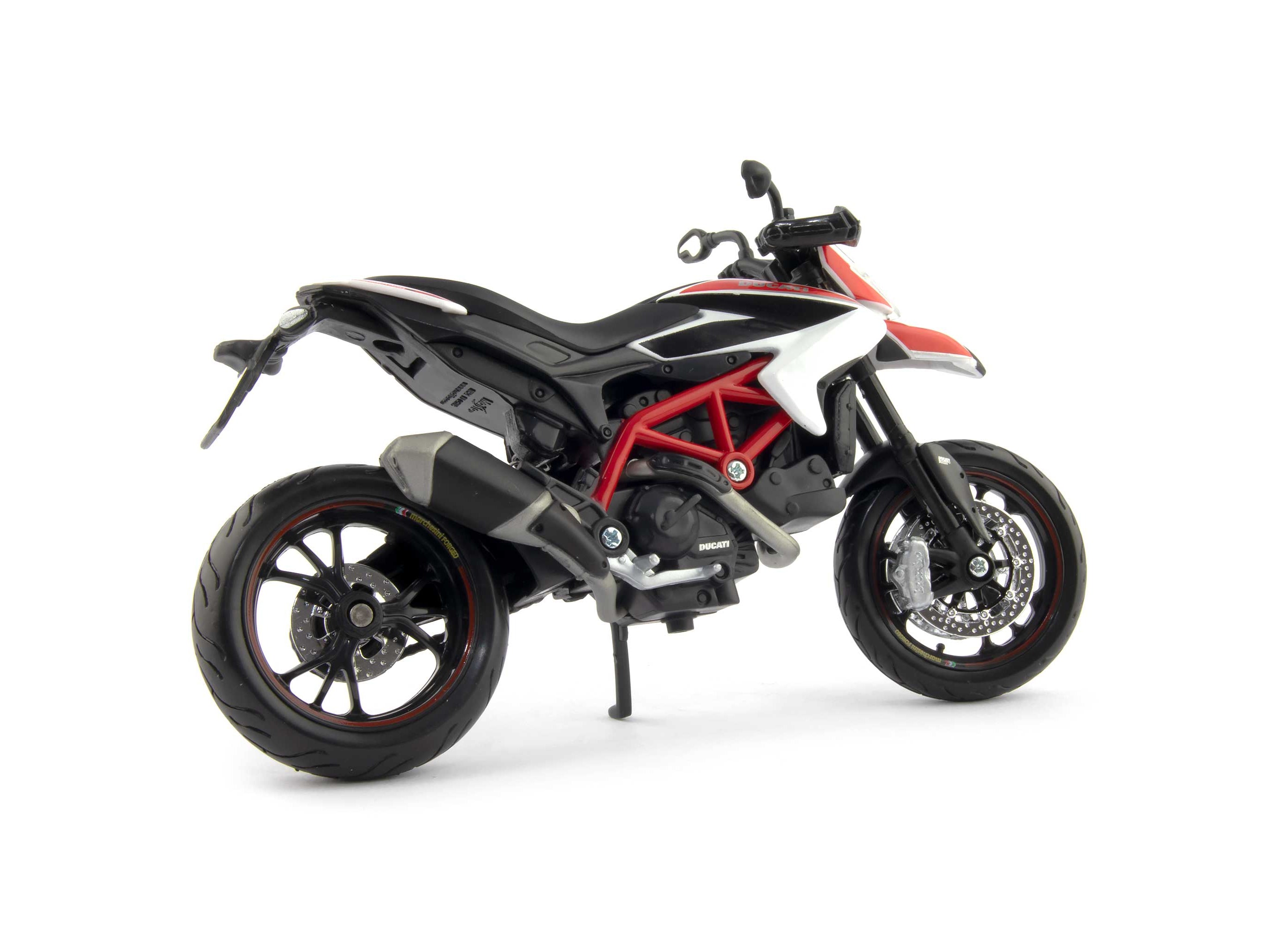 Ducati Hypermotard SP 2013 white - 1:12 Scale Motorbike Model