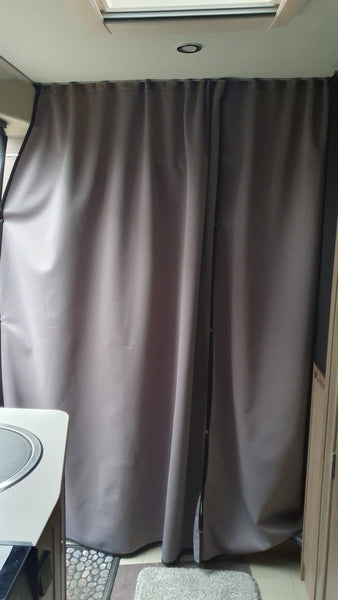 For Peugeot Boxer Motorhome & Campervan Premium Maxi-Cab Divider Curtain with Rail – Van-X