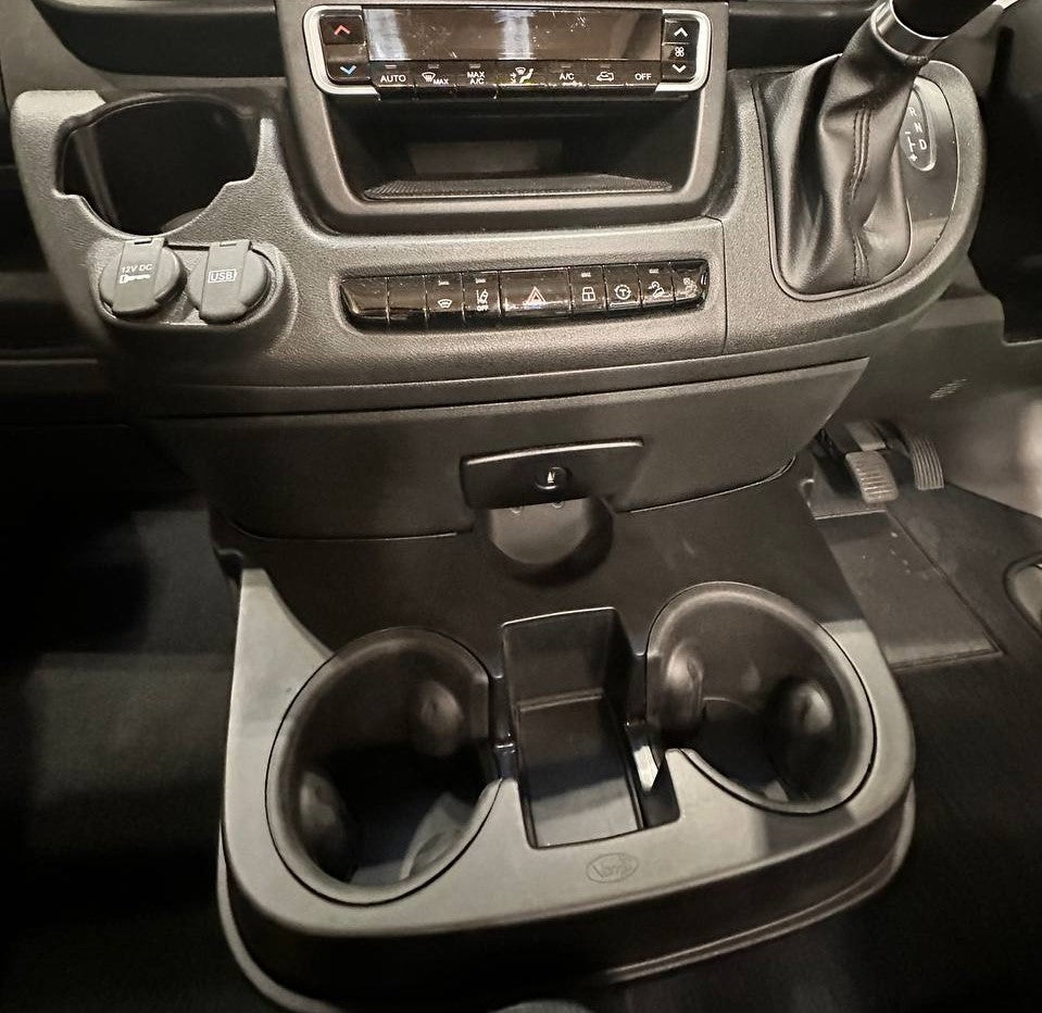 For Fiat Ducato Van-X Black Cupholder Console | Stylish & Practical Upgrade for Motorhomes & Campervans