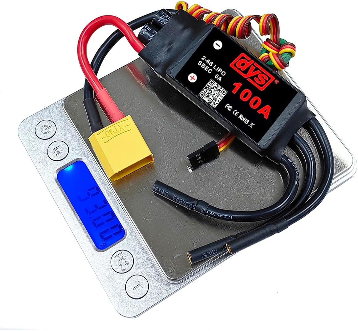 DYS 100A 2-6S Brushless ESC With 5V/6A BEC For RC fixed-wing Aircraft