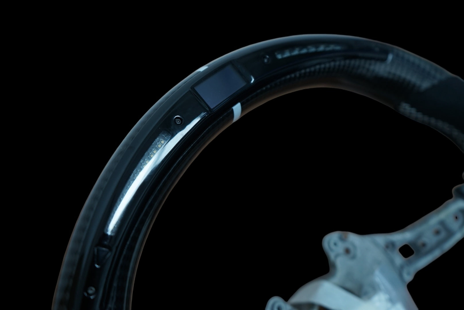 BMW 1, 2, 3, 4, 5 Series LED Carbon Fibre Steering Wheel (IN STOCK - SWBMWF4)