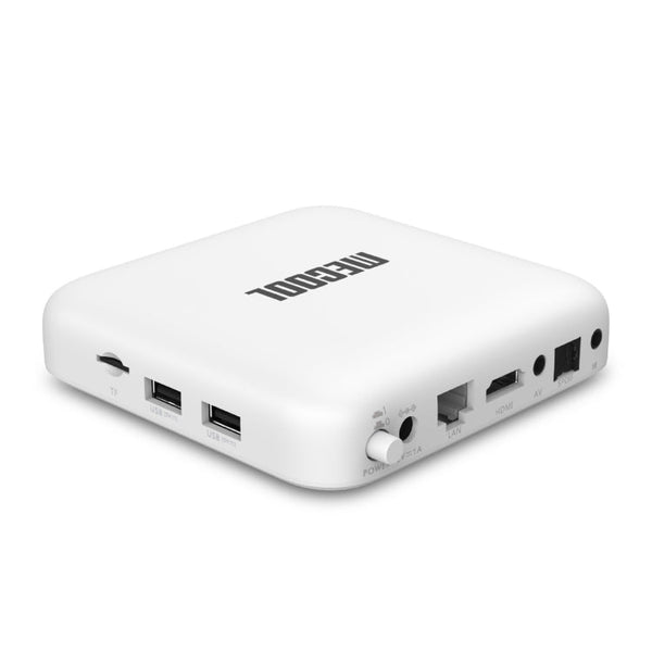 MECOOL KM2 4K Smart TV BOX Android 10.0 Media Player with Remote Control, Amlogic S905X2 Quad Core ARM Cortex A55, RAM: 2GB, ROM: 8GB, Support Bluetooth, HDMI, TF Card, US Plug, KM2