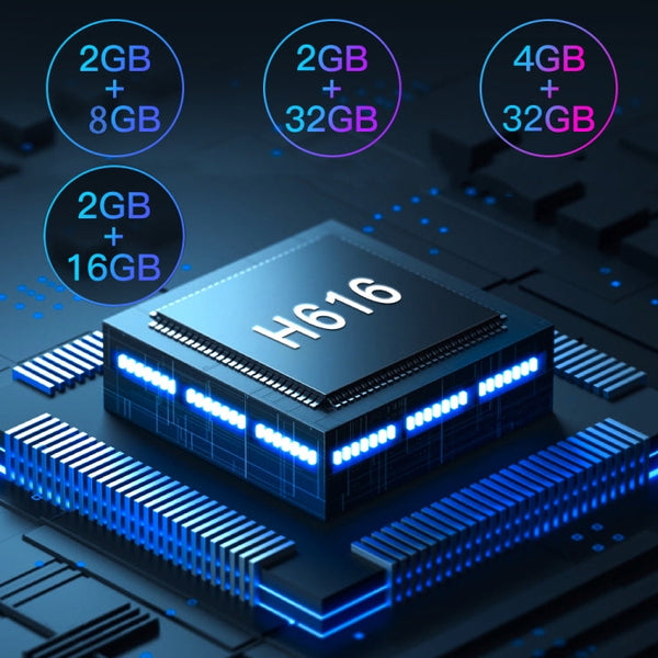 6K UHD Smart TV Box, Android 10.0, Allwinner H616 Quad Core, 4GB+32GB,EU Plug, 4GB+32GB