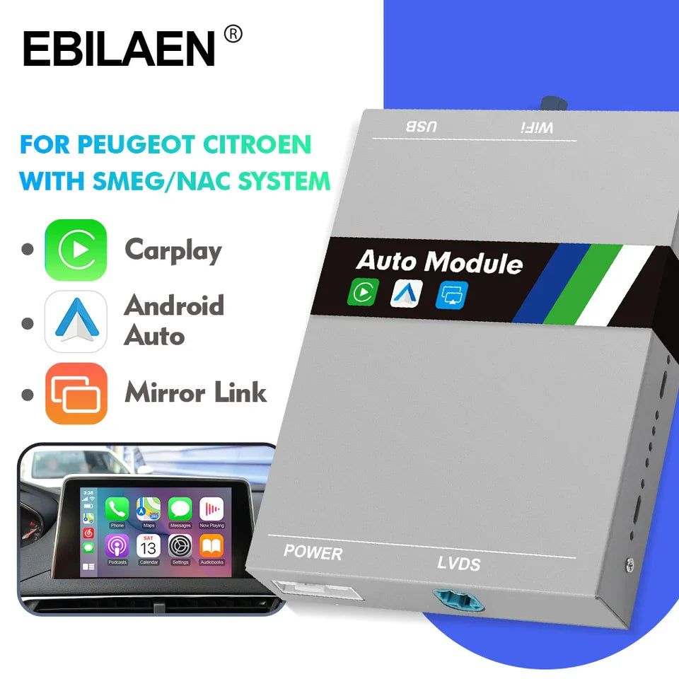 Peugeot / Citroen Wireless Apple CarPlay Android Auto Integration Kit