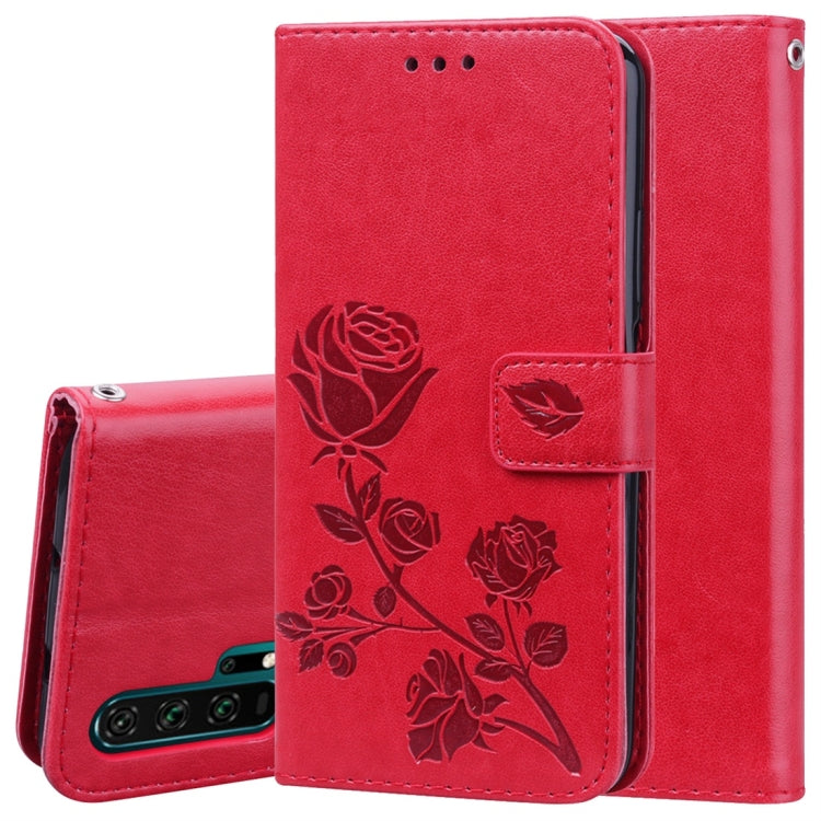 Rose Embossed Horizontal Flip PU Leather Case with Holder & Card Slots & Wallet