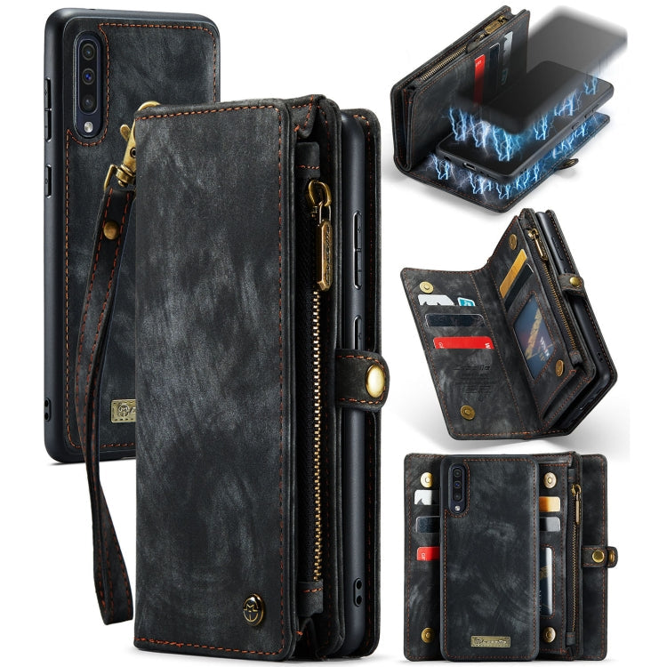 CaseMe-008 Detachable Multifunctional Horizontal Flip Leather Case with Card Slot & Holder & Zipper Wallet & Photo Frame