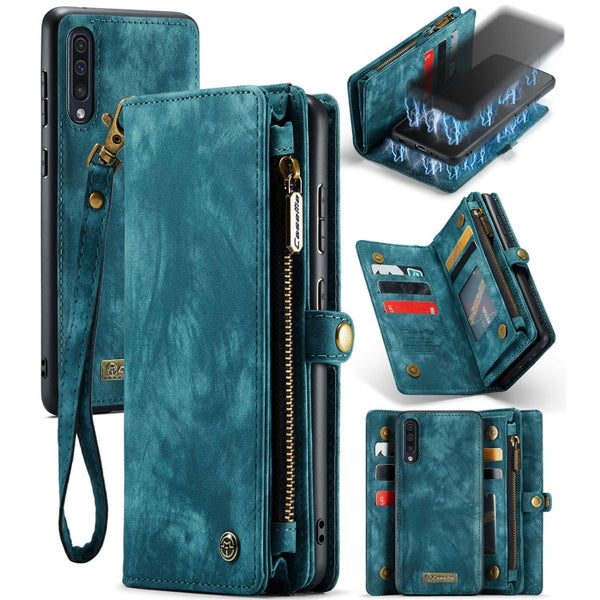CaseMe-008 Detachable Multifunctional Horizontal Flip Leather Case with Card Slot & Holder & Zipper Wallet & Photo Frame