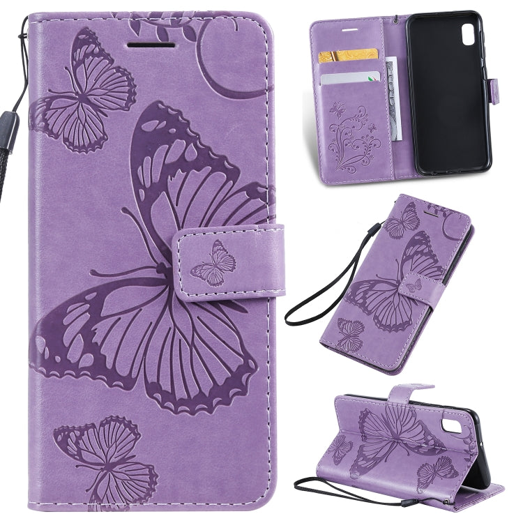 Pressed Printing Butterfly Pattern Horizontal Flip PU Leather Case with Holder & Card Slots & Wallet & Lanyard, For Huawei P Smart Z / Y9 Prime 2019, For Galaxy A80, For Galaxy Note 10+ / 10 Pro