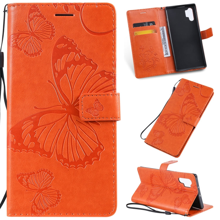 Pressed Printing Butterfly Pattern Horizontal Flip PU Leather Case with Holder & Card Slots & Wallet & Lanyard, For Huawei P Smart Z / Y9 Prime 2019, For Galaxy A80, For Galaxy Note 10+ / 10 Pro