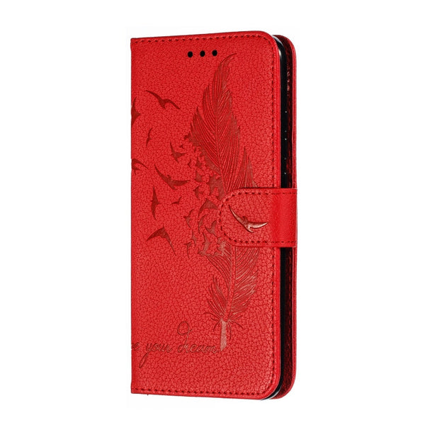 Feather Pattern Litchi Texture Horizontal Flip Leather Case with Wallet & Holder & Card Slots, For Xiaomi Redmi 7, For Xiaomi Redmi 7A, For Xiaomi Redmi K20, For Xiaomi Redmi Note 7