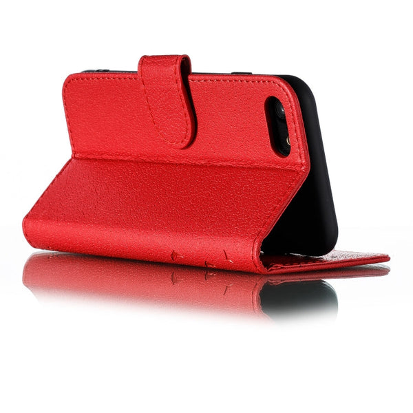 Feather Pattern Litchi Texture Horizontal Flip Leather Case with Wallet & Holder & Card Slots, For iPhone SE 2022 / SE 2020 / 8 / 7, For iPhone 7 Plus / 8 Plus, For iPhone 11 Pro, For iPhone 11