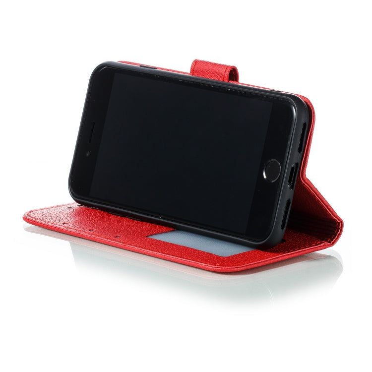 Feather Pattern Litchi Texture Horizontal Flip Leather Case with Wallet & Holder & Card Slots, For iPhone SE 2022 / SE 2020 / 8 / 7, For iPhone 7 Plus / 8 Plus, For iPhone 11 Pro, For iPhone 11