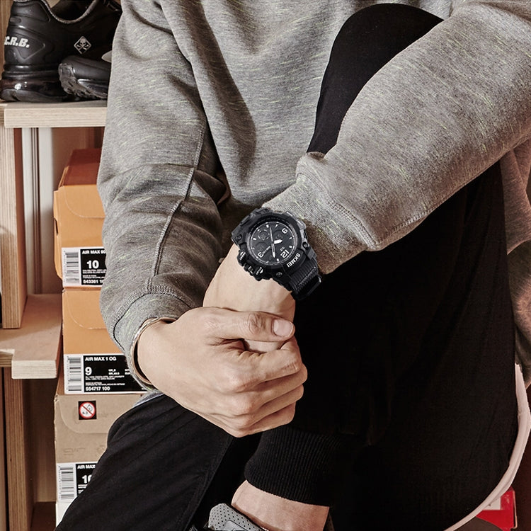 SKMEI 1155B Multifunctional Men Outdoor Sports Noctilucent Waterproof Large Dial Wrist Watch