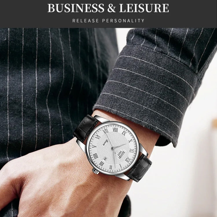 SKMEI 9058 Multifunctional Outdoor Fashion Waterproof Silver Shell Quartz Wrist Watch