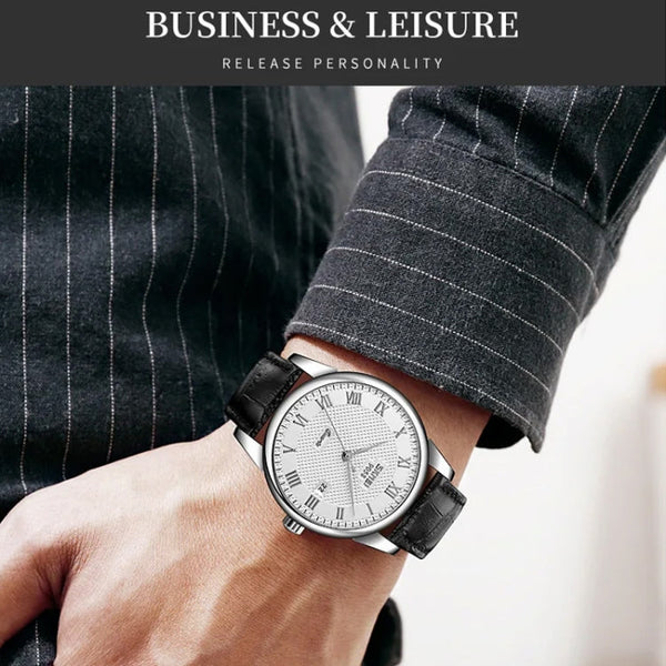 SKMEI 9058 Multifunctional Outdoor Fashion Waterproof Silver Shell Quartz Wrist Watch