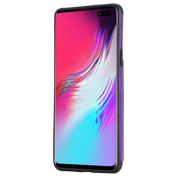 Cat Tree Embossing Pattern Shockproof Protective Case with Card Slots & Photo Frame, For Galaxy S10 5G, For Galaxy S10e, For Galaxy S10, For Galaxy S10+