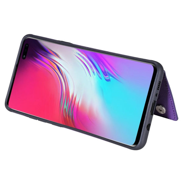 Cat Tree Embossing Pattern Shockproof Protective Case with Card Slots & Photo Frame, For Galaxy S10 5G, For Galaxy S10e, For Galaxy S10, For Galaxy S10+