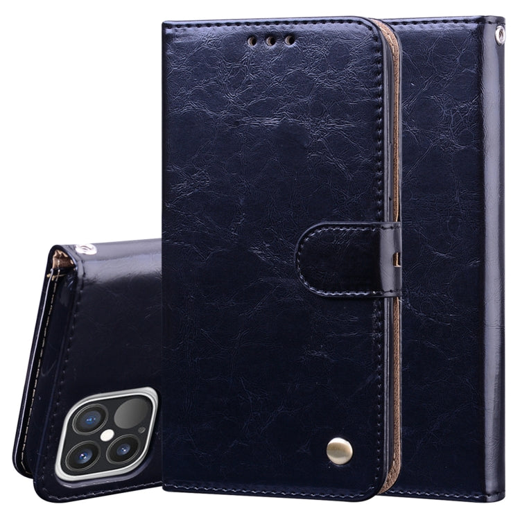 Business Style Oil Wax Texture Horizontal Flip Leather Case for iPhone XR, with Holder & Card Slots & Wallet