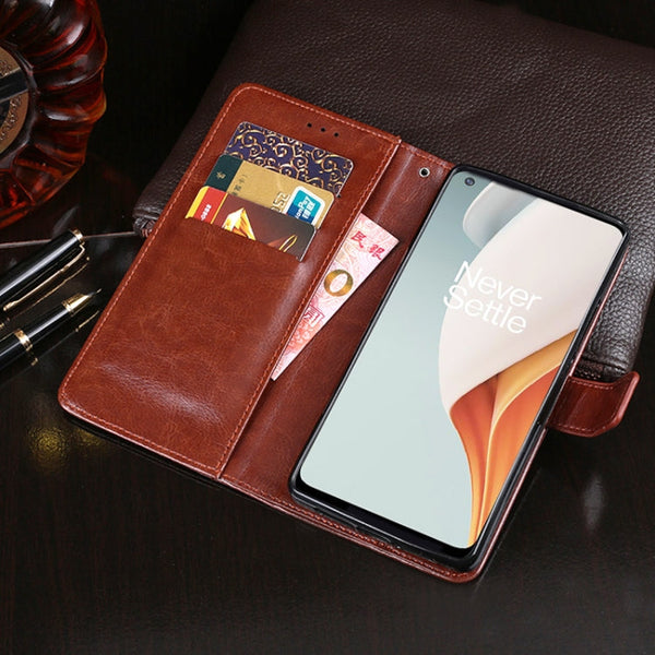 idewei Crazy Horse Texture Horizontal Flip Leather Case with Holder & Card Slots & Wallet, For OnePlus Nord N100, For Nokia 2.4, For Nokia 8.3 5G