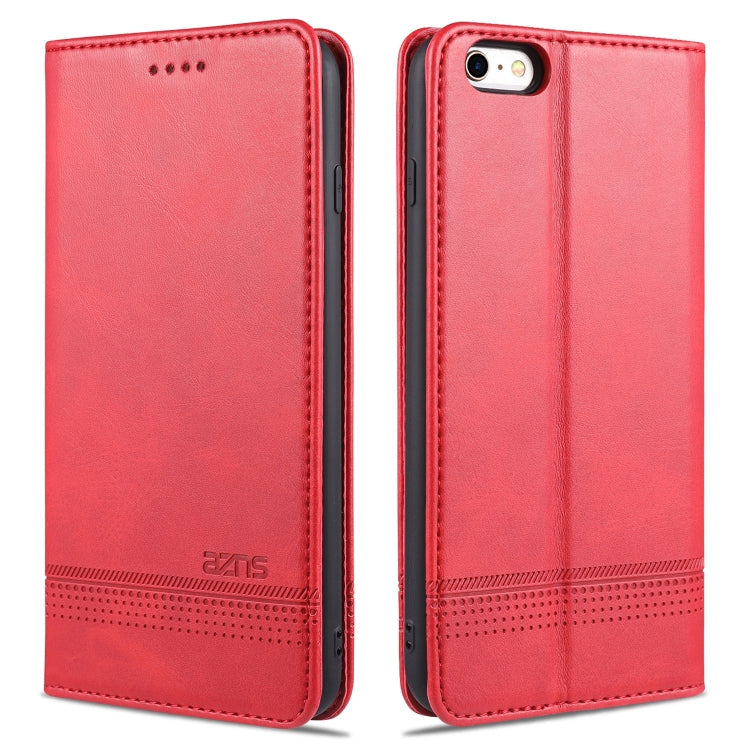 AZNS Magnetic Calf Texture Horizontal Flip Leather Case with Card Slots & Holder & Wallet, For iPhone 6, For iPhone 6 Plus, For iPhone 8 / 7, For iPhone 8 Plus/7 Plus
