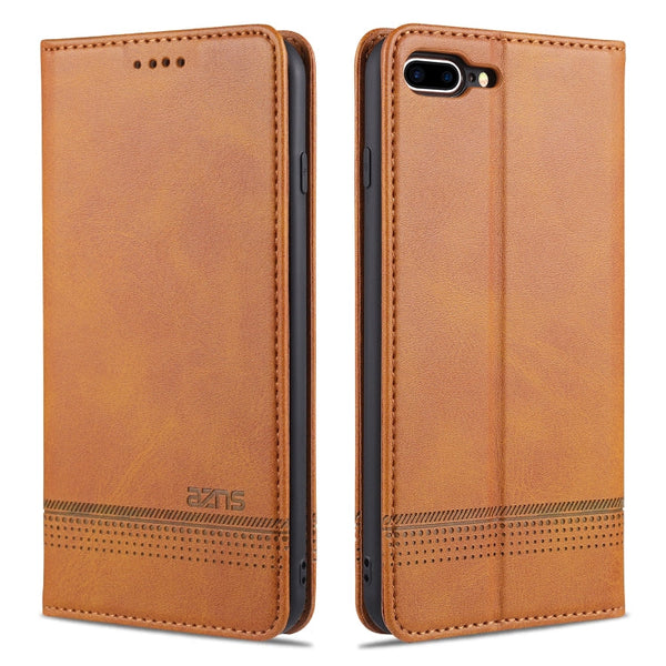 AZNS Magnetic Calf Texture Horizontal Flip Leather Case with Card Slots & Holder & Wallet, For iPhone 6, For iPhone 6 Plus, For iPhone 8 / 7, For iPhone 8 Plus/7 Plus