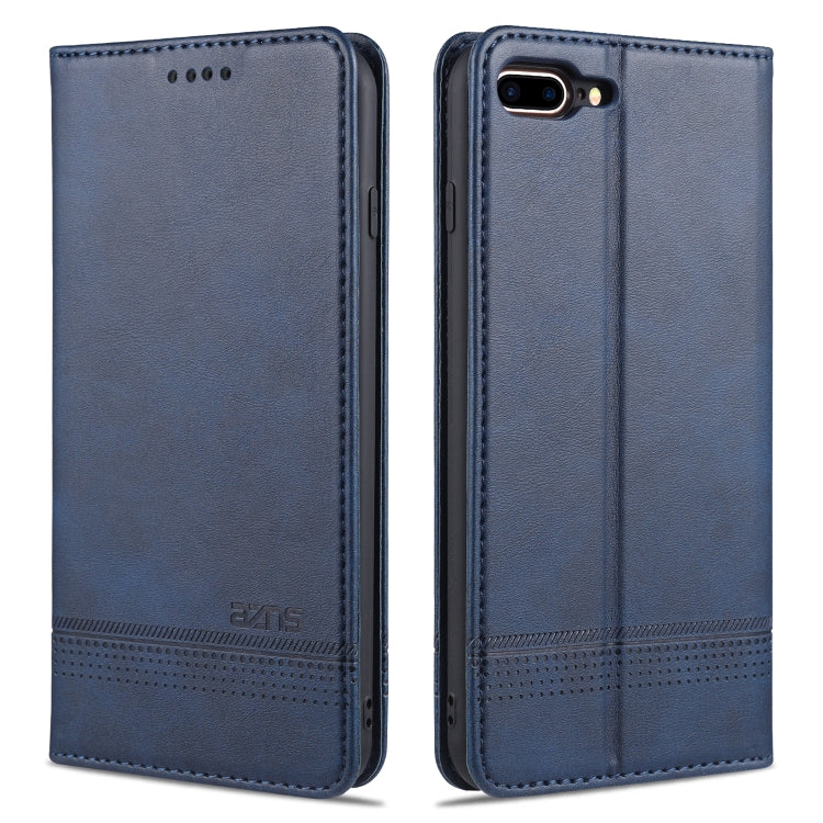 AZNS Magnetic Calf Texture Horizontal Flip Leather Case with Card Slots & Holder & Wallet, For iPhone 6, For iPhone 6 Plus, For iPhone 8 / 7, For iPhone 8 Plus/7 Plus