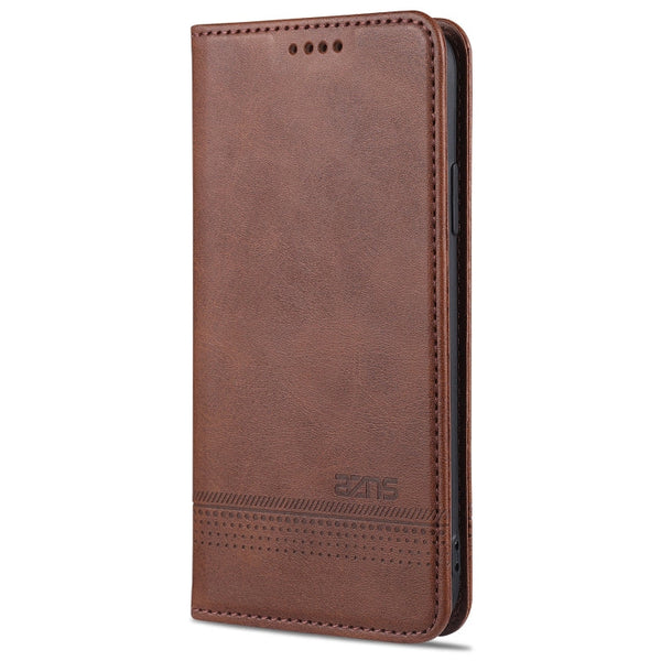 AZNS Magnetic Calf Texture Horizontal Flip Leather Case with Card Slots & Holder & Wallet, For iPhone XR, For iPhone XS Max