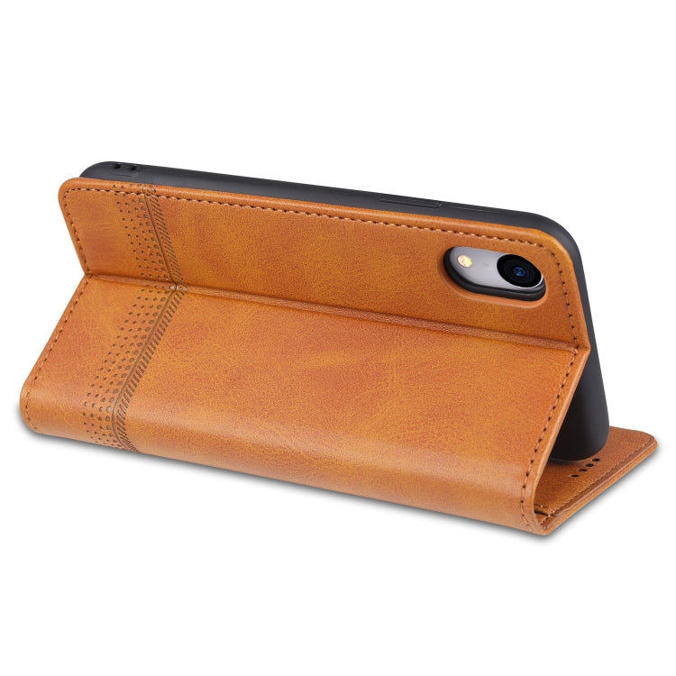 AZNS Magnetic Calf Texture Horizontal Flip Leather Case with Card Slots & Holder & Wallet, For iPhone XR, For iPhone XS Max