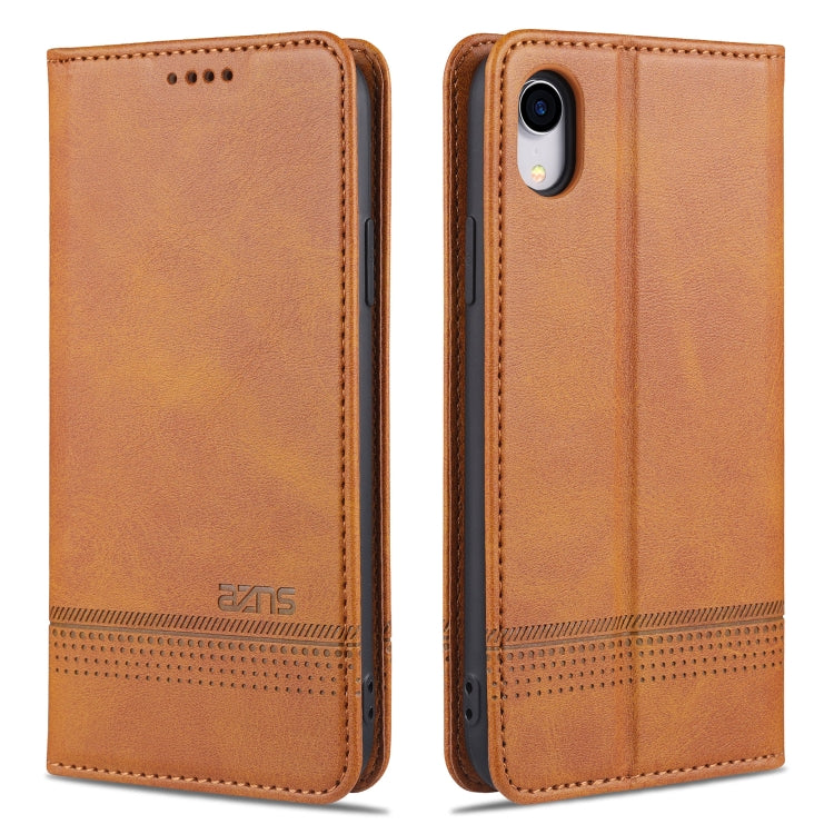 AZNS Magnetic Calf Texture Horizontal Flip Leather Case with Card Slots & Holder & Wallet, For iPhone XR, For iPhone XS Max