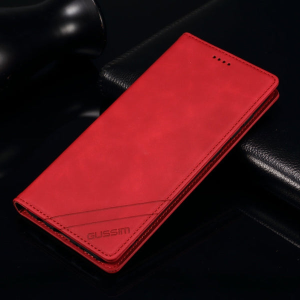 GUSSIM GS-001 Business Style Horizontal Flip Skin Feel PU Leather Case with Holder & Card Slots & Wallet & Photo Frame, For iPhone 6 / 6s, For iPhone 8 Plus / 7 Plus, For iPhone SE 2022 / SE 2020 / 8 / 7, For iPhone XR, For iPhone 11 Pro               ...