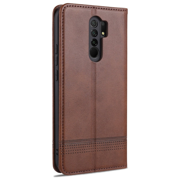 AZNS Magnetic Calf Texture Horizontal Flip Leather Case with Card Slots & Holder & Wallet, For Xiaomi Redmi 9, For Xiaomi Redmi Note 9 / 10X, For Xiaomi Mi 10 5G / 10 Pro 5G, For Xiaomi POCO X3 NFC