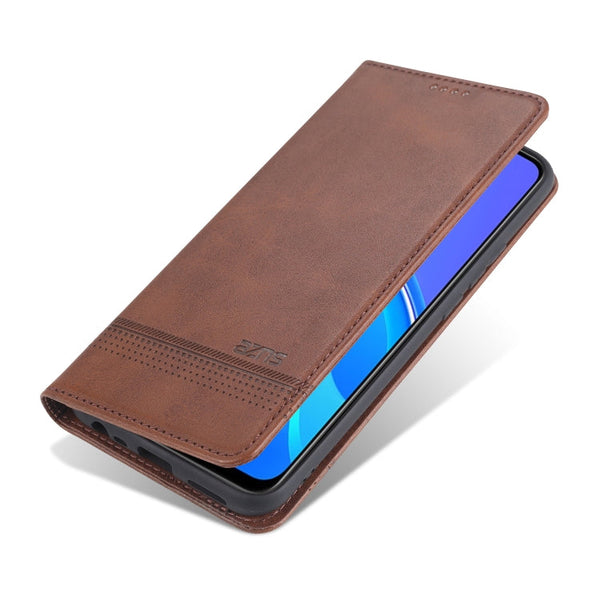 AZNS Magnetic Calf Texture Horizontal Flip Leather Case with Card Slots & Holder & Wallet, For Xiaomi Redmi 9, For Xiaomi Redmi Note 9 / 10X, For Xiaomi Mi 10 5G / 10 Pro 5G, For Xiaomi POCO X3 NFC