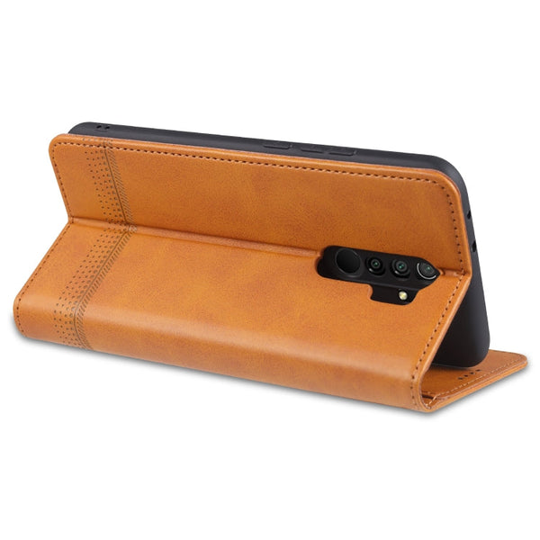 AZNS Magnetic Calf Texture Horizontal Flip Leather Case with Card Slots & Holder & Wallet, For Xiaomi Redmi 9, For Xiaomi Redmi Note 9 / 10X, For Xiaomi Mi 10 5G / 10 Pro 5G, For Xiaomi POCO X3 NFC