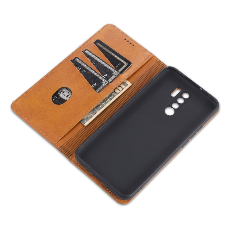 AZNS Magnetic Calf Texture Horizontal Flip Leather Case with Card Slots & Holder & Wallet, For Xiaomi Redmi 9, For Xiaomi Redmi Note 9 / 10X, For Xiaomi Mi 10 5G / 10 Pro 5G, For Xiaomi POCO X3 NFC