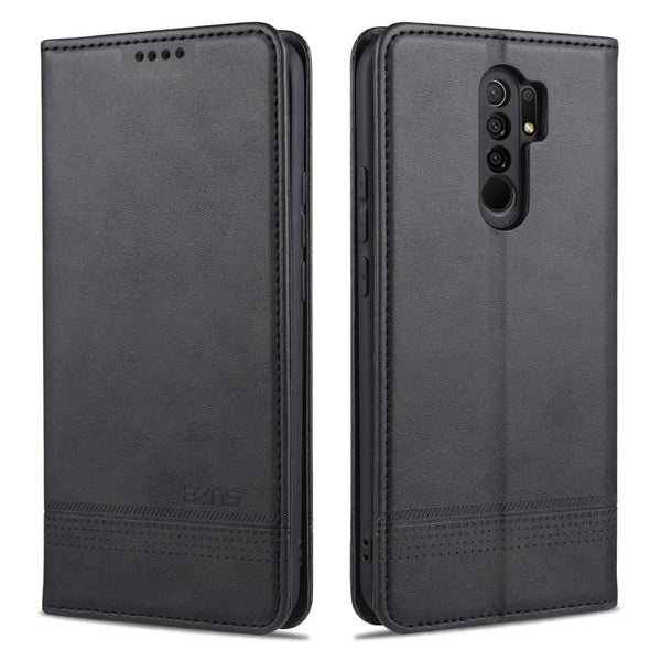 AZNS Magnetic Calf Texture Horizontal Flip Leather Case with Card Slots & Holder & Wallet, For Xiaomi Redmi 9, For Xiaomi Redmi Note 9 / 10X, For Xiaomi Mi 10 5G / 10 Pro 5G, For Xiaomi POCO X3 NFC